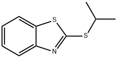 Benzothiazole, 2-[(1-methylethyl)thio]- (9CI) 化学構造式