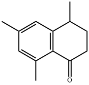 3,4-Dihydro-4,6,8-trimethyl-1(2H)-naphthalenone,27410-98-6,结构式