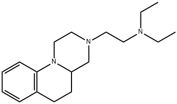 3-[2-(Diethylamino)ethyl]-2,3,4,4a,5,6-hexahydro-1H-pyrazino[1,2-a]quinoline Struktur