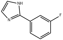 2-(3-FLUOROPHENYL)-1H-IMIDAZOLE 结构式