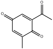 2,5-Cyclohexadiene-1,4-dione, 2-acetyl-6-methyl- (9CI) Structure