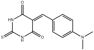 5-[4-(Dimethylamino)benzylidene]-2-thiobarbituric acid,27430-15-5,结构式