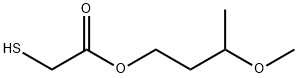 3-甲氧基丁基巯基乙酸酯 结构式