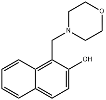 1-(4-吗啉基甲基)-2-萘酚, 27438-39-7, 结构式