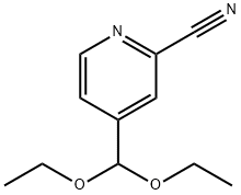 4-Diethoxymethyl-pyridine-2-carbonitrile Structure