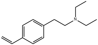N,N-diethyl-p-vinylphenethylamine Struktur