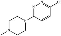 3-CHLORO-6-(4-METHYL-1-PIPERAZINYL)PYRIDAZINE Struktur