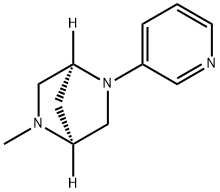 2,5-Diazabicyclo[2.2.1]heptane,2-methyl-5-(3-pyridinyl)-,(1S,4S)-(9CI) Struktur