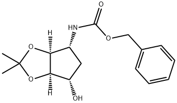 CarbaMicacid,N-[(3aS,4R,6S,6aR)-tetrahydro-6-hydroxy-2,2-diMethyl-4H-cyclopenta-1,3-dioxol-4-yl]-,phenylMethyl ester