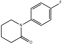 1-(4-氟-苯基)-哌啶-2-酮, 27471-40-5, 结构式