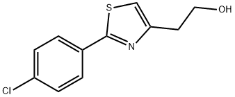 2-(4-氯苯基)-4-噻唑乙醇,27473-03-6,结构式