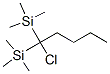 (1-Chloropentane-1,1-diyl)bis(trimethylsilane) Struktur