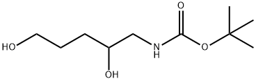 Carbamic acid, (2,5-dihydroxypentyl)-, 1,1-dimethylethyl ester (9CI) Structure