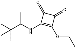 3-Cyclobutene-1,2-dione, 3-ethoxy-4-[(1,2,2-trimethylpropyl)amino]- (9CI) Struktur