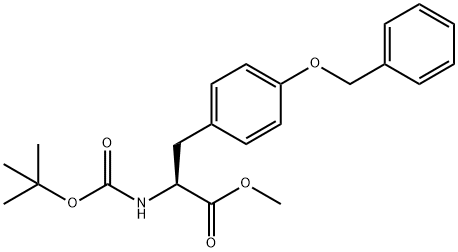 METHYL-N-BOC-4-BENZYLOXY-L-PHENYL ALANINE Struktur
