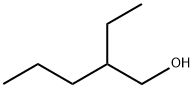 2-エチル-1-ペンタノール 化学構造式
