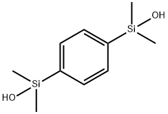 1,4-Bis(hydroxydimethylsilyl)benzene Struktur