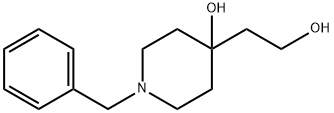 1-benzyl-4-(2-hydroxyethyl)piperidin-4-ol 化学構造式