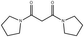 1,3-双(吡咯烷-1-基)丙烷-1,3-二酮, 27579-35-7, 结构式
