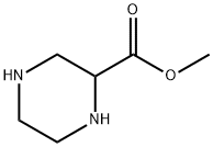 2-Piperazinecarboxylic acid methyl ester 化学構造式