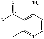 2-甲基-3-硝基吡啶-4-胺, 27582-14-5, 结构式