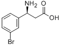 (S)-3-氨基-3-(3-溴苯基)-丙酸,275826-35-2,结构式