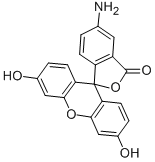 5(6)-Aminofluorescein Struktur