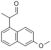 6-methoxy-alpha-methylnaphthalen-1-acetaldehyde Structure