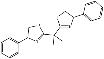 Oxazole, 2,2'-(1-Methylethylidene)bis[4,5-dihydro-4-phenyl- Struktur