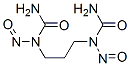 1,1′-トリメチレンビス(1-ニトロソ尿素) 化学構造式