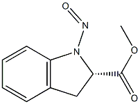 2-Indolinecarboxylicacid,1-nitroso-,methylester,(S)-(-)-(8CI) 化学構造式