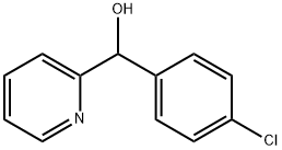 ALPHA-(4-氯苯基)吡啶-2-甲醇,27652-89-7,结构式