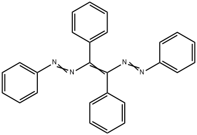 α,β-ビス(フェニルアゾ)スチルベン 化学構造式