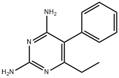 5-Phenyl-6-ethyl-2,4-diaminopyrimidine,27653-49-2,结构式