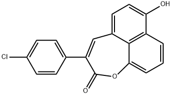 27667-38-5 3-(p-Chlorophenyl)-7-hydroxy-2H-naphth[1,8-bc]oxepin-2-one
