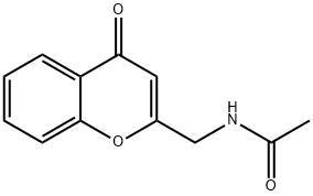 2-(ACETYLAMINOMETHYL)-CHROMEN-4-ONE Structure