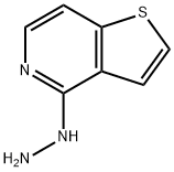 4-HYDRAZINOTHIENO[3,2-C]PYRIDINE 化学構造式