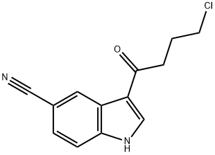 3-(4-chlorobutanoyl)-1H-indole-5-carbonitrile