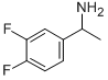 1-(3',4'-DIFLUOROPHENYL)ETHYLAMINE 化学構造式