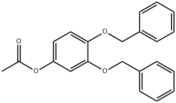 [3,4-bis(phenylmethoxy)phenyl] acetate Structure