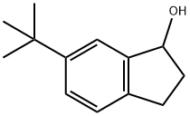 2,3-DIHYDRO-6-(1,1-DIMETHYLETHYL)-1H-INDEN-1-OL Struktur