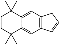 5,6,7,8-TETRAHYDRO-5,5,8,8-TETRAMETHYL-1H-BENZ[F]INDENE 化学構造式