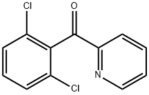 2-(2,6-ジクロロベンゾイル)ピリジン 化学構造式