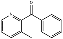 2-Benzoyl-3-methylpyridine Structure