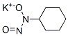 N-cyclohexyl-N-nitrosohydroxylamine, potassium salt Structure