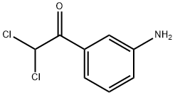 Ethanone, 1-(3-aminophenyl)-2,2-dichloro- (9CI) Structure