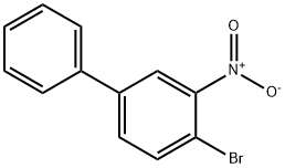 4-ブロモ-3-ニトロビフェニル 化学構造式
