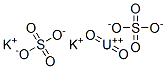 potassium uranyl sulfate,27709-53-1,结构式