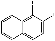 1,2-DIIODO-NAPHTHALENE 化学構造式
