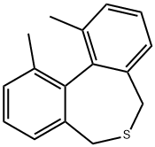 1,11-Dimethyl-5,7-dihydrodibenzo[c,e]thiepin 结构式
